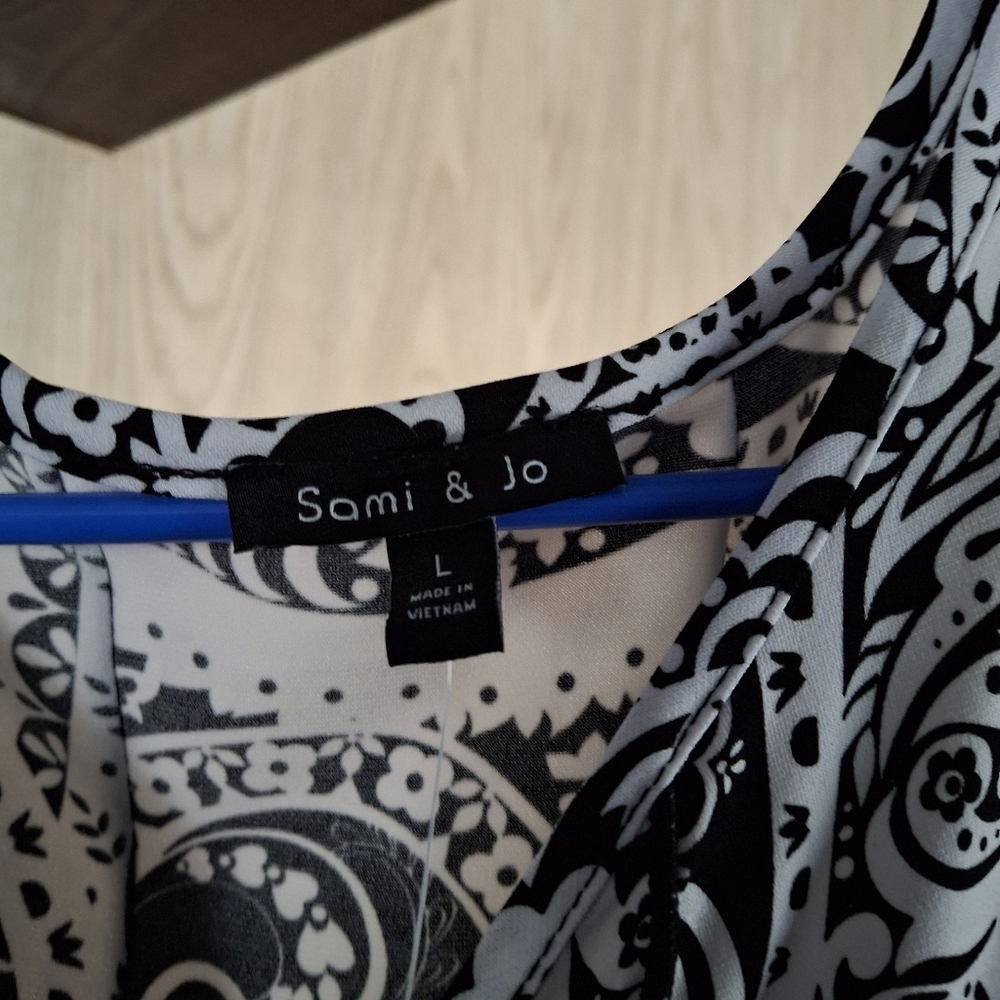 Sami & Jo Monochrome Floral Dress